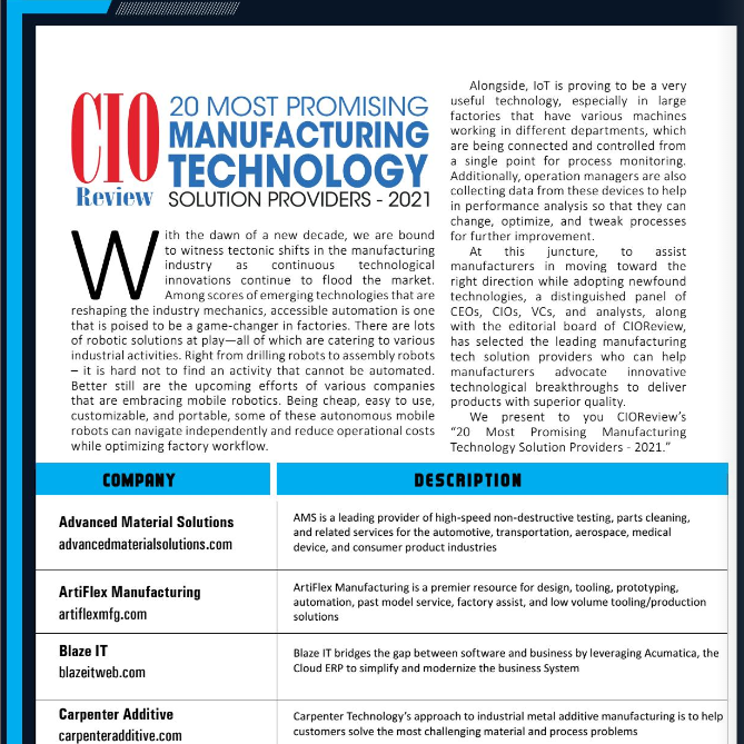 CIO+Review+Article+-+ArtiFlex+2021